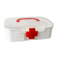 Medical Box, 1 Piece, Indoor Outdoor Medical Utility, Medicine Storage Box, Detachable Tray Medical Box Multi Purpose Regular Medicine, First Aid Box with Handle & Transparent Lid - Shopmania Wholesale
