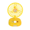 USB-C Type Rechargeable Portable Fan With LED Light Heavy Duty Motor & Foldable Fan With Charging Port Home, Outdoor, Temple - Shopmania Wholesale