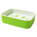 Portable Travel Home Box Cute Cartoons Smile Face Container Draining Holder Soap Dish your brand