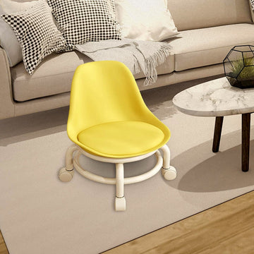 Low Round Rolling Stool with Wheels Pedicure Stool for Fitness Office Garage | Home & Garden | Furniture | Benches, Stools Multi-color (1 pc) - Shopmania Wholesale