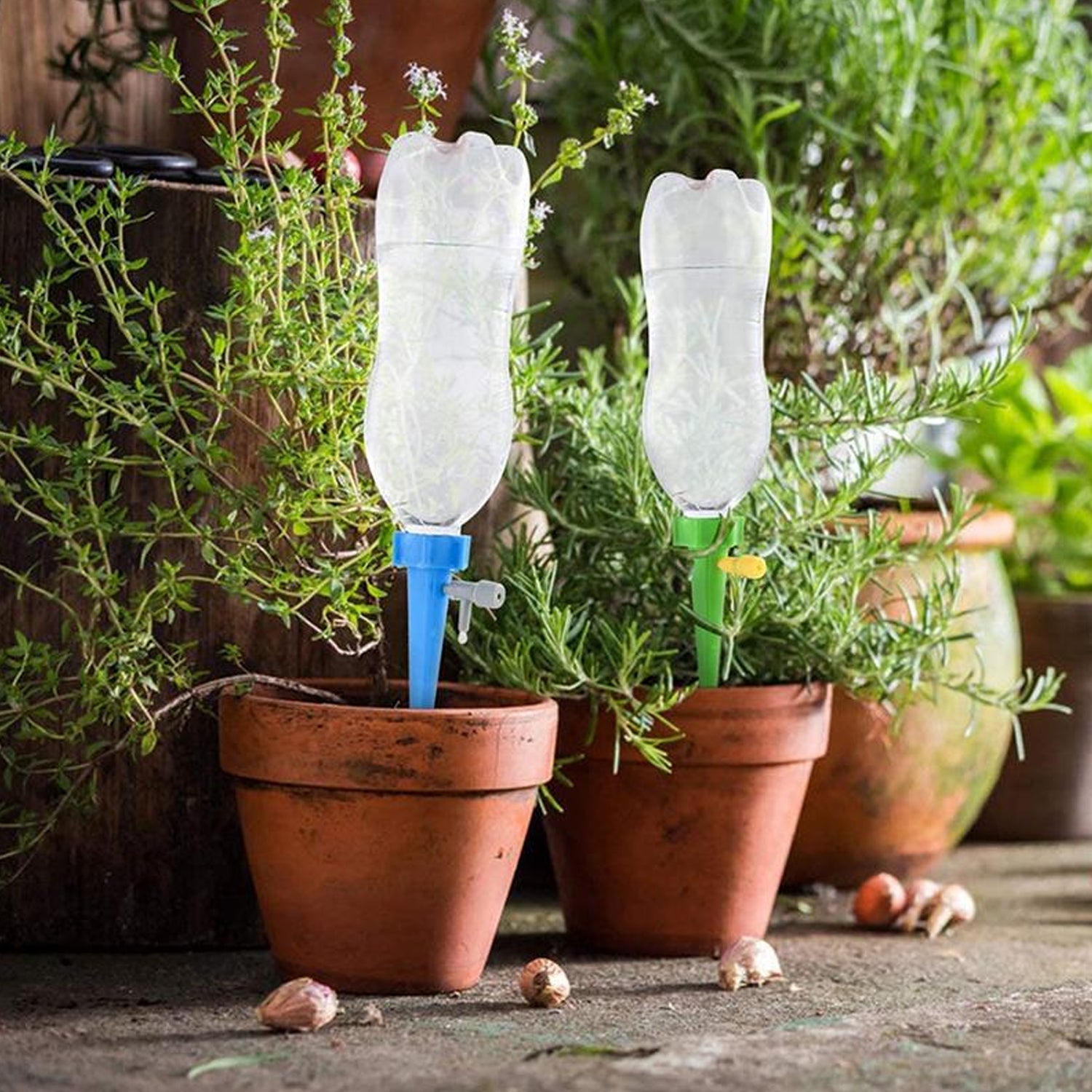 Plant Watering Spikes self Watering Spikes Water dripper for Plants, Adjustable Plant Watering Devices with Slow Release Control Valve Switch - Shopmania Wholesale
