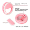 Phone Selfie Light Selfie Ring Light Selfie Light for Smartphone Selfie Light for Phone Battery Operated Selfie Ring Light (Battery Not Included) your brand
