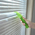 Window Blind Cleaner Duster Brush with Microfiber Sleeves - Blind Cleaner Tools for Window Shutters Blind Air Conditioner Jalousie Dust your brand