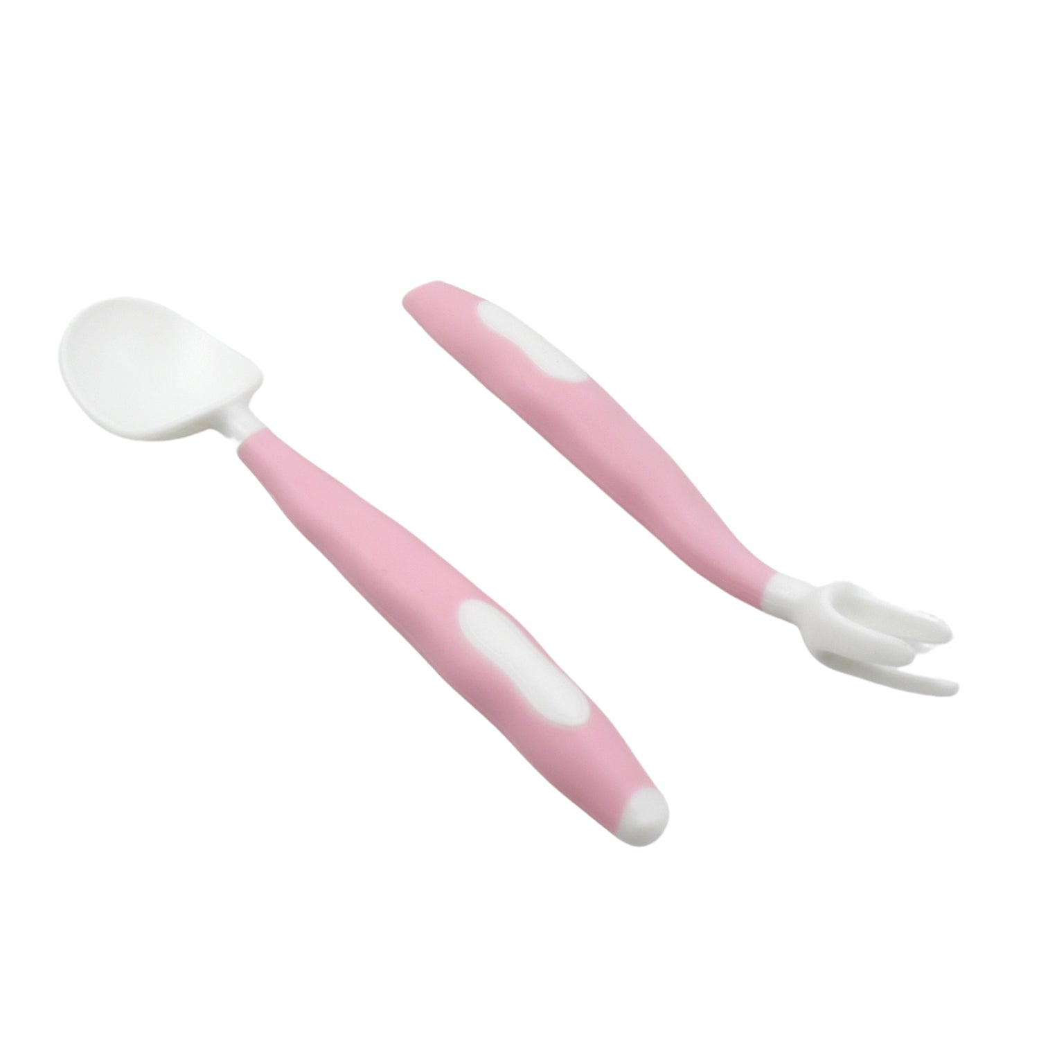 Silicone Bendable Kids Feeding Spoons And Forks, Toddler Utensils with Travel case, Baby Spoon and Fork Set for self-Feeding Learning Bendable Handle for Kid Children Toddlers (2 Pc Set) - Shopmania Wholesale