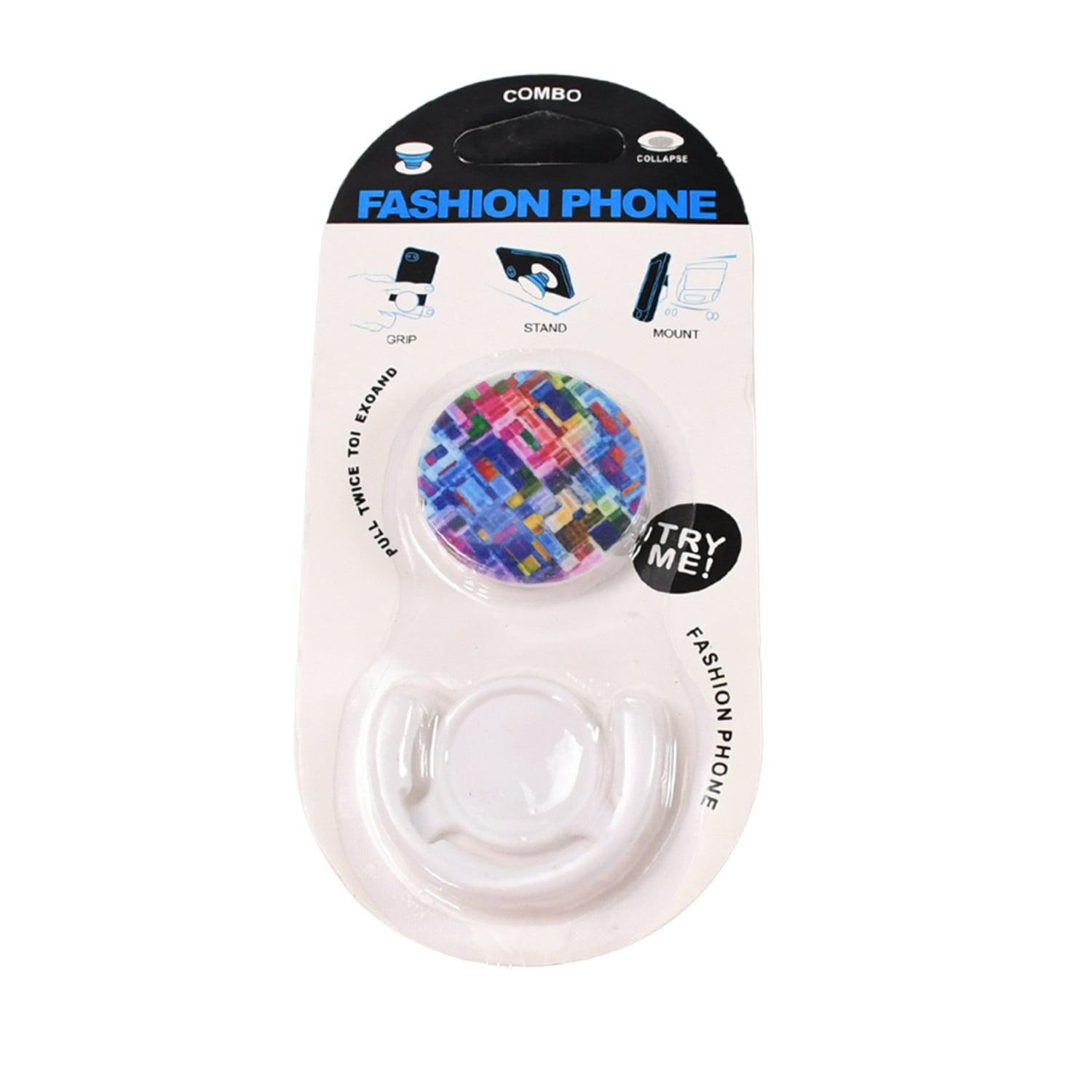 Fashion design pop up mobile phone grip holder smart phone bracket, Phone Stand & Grip with popclip car mount flowers pasley - Shopmania Wholesale