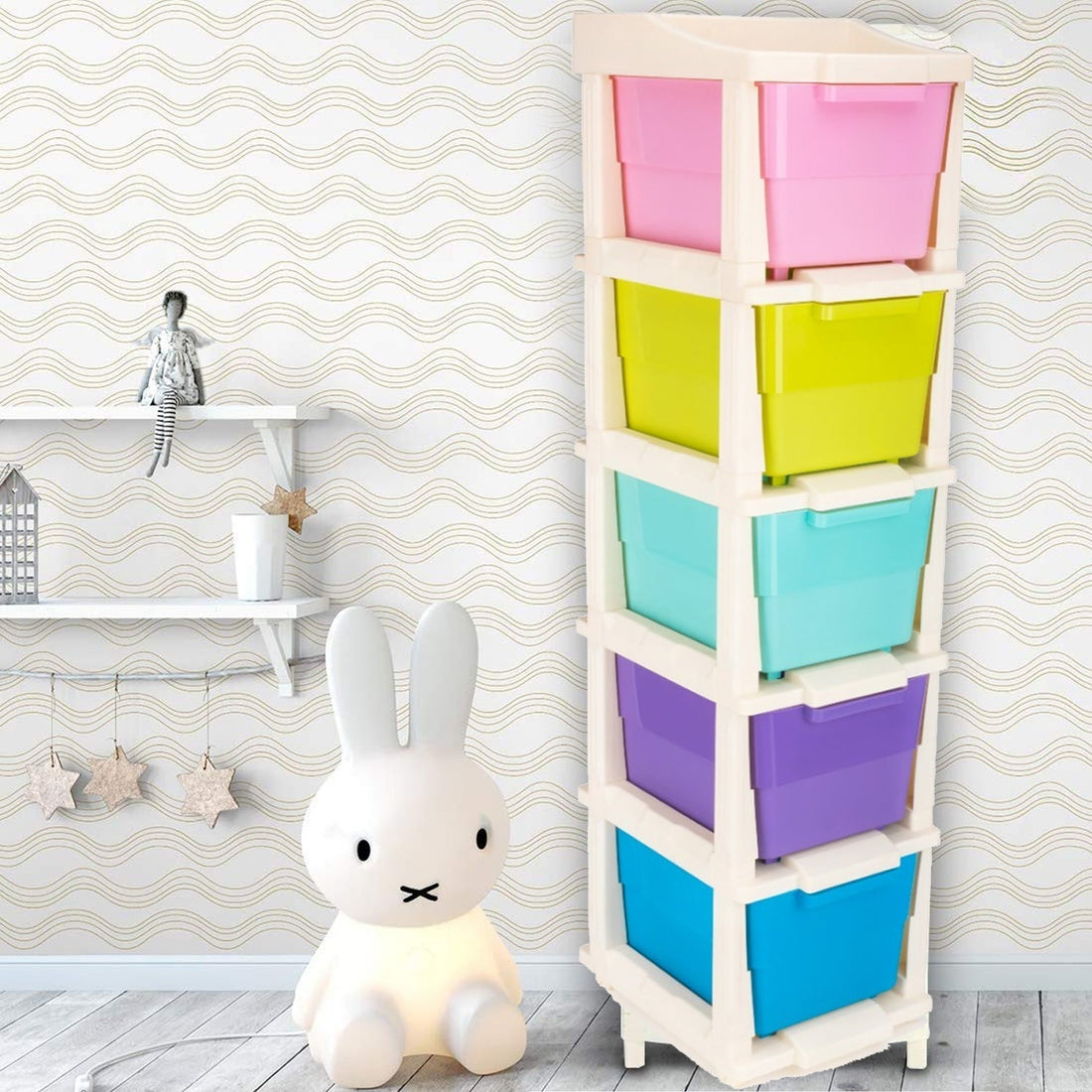5 Layer Multi-Purpose Modular Drawer Storage System - Shopmania Wholesale
