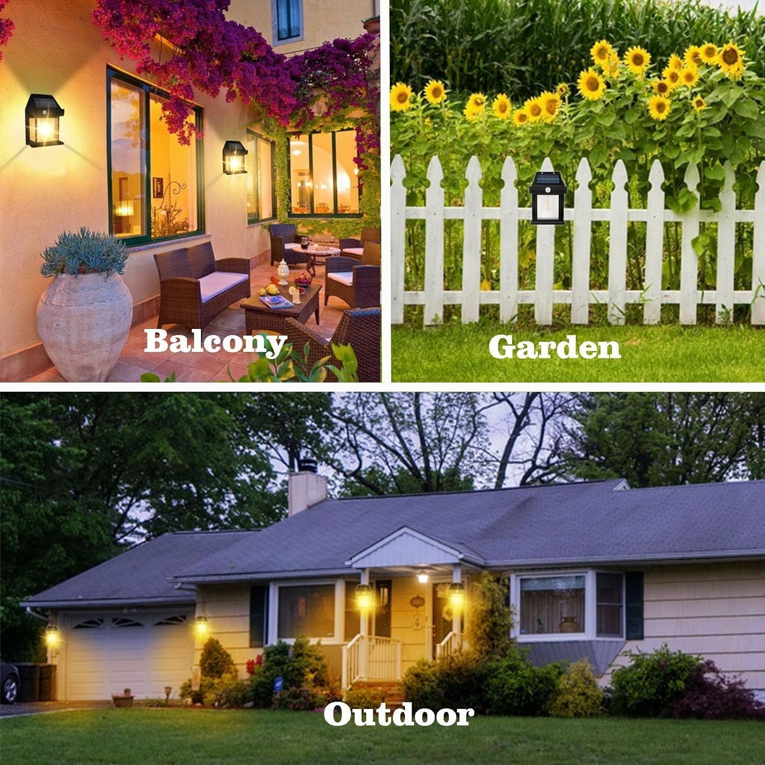 Solar Wall Lights / Lamp Outdoor, Wireless Dusk to Dawn Porch Lights Fixture, Solar Wall Lantern with 3 Modes & Motion Sensor, Waterproof Exterior Lighting with Clear Panel (1 Pc ) - Shopmania Wholesale