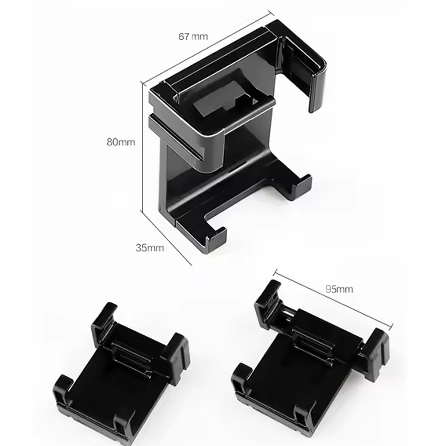 12857 Smartphone Car Phone Holder Car Air Conditioning Vent Phone Holder, Holder Stand for Mobile Phone Cellphone GPS, Dashboard Bracket for Car (1 Pc) - Shopmania Wholesale