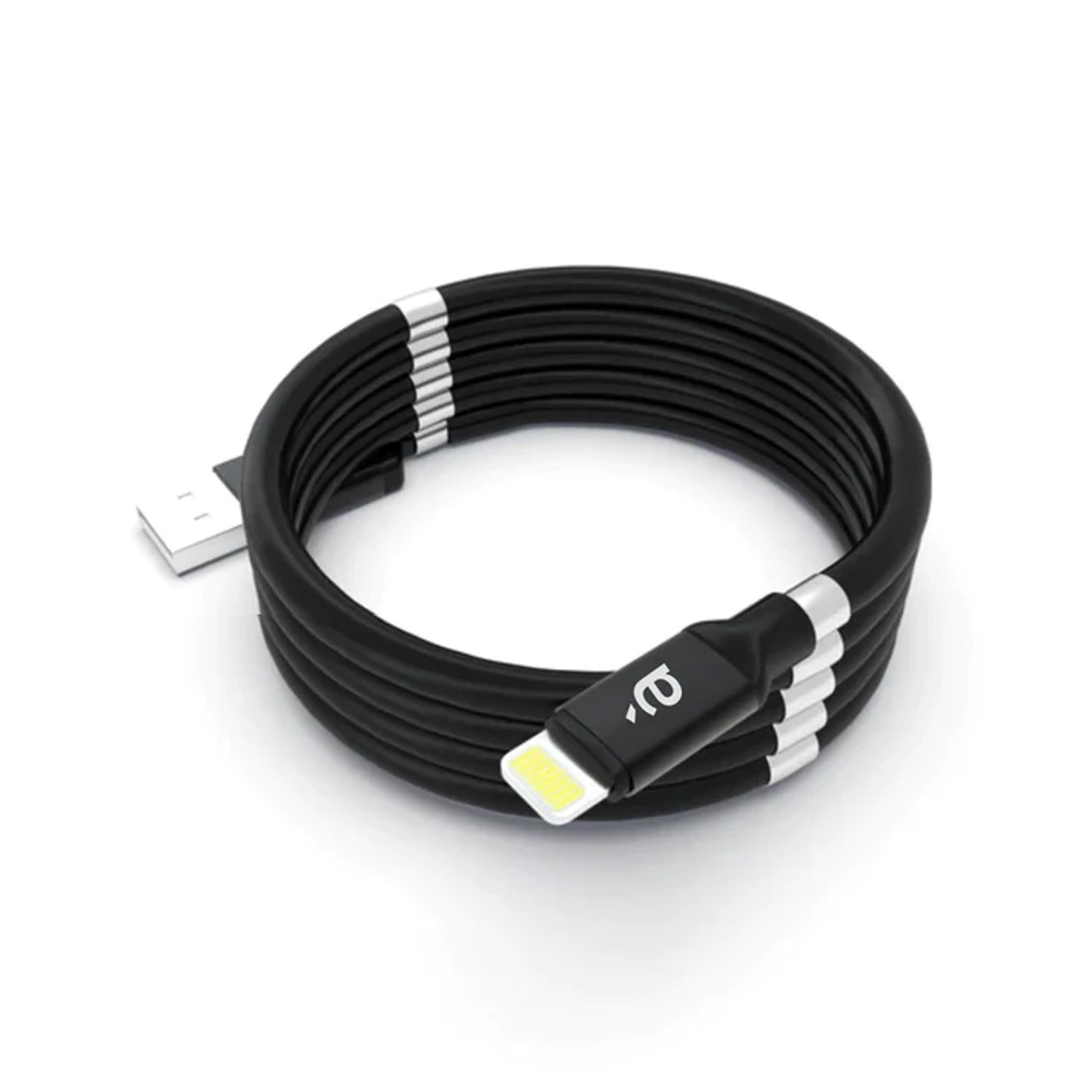 USB Cable, Charging Cable 3A Fast Charge and Sync Most Stunning Charging Cable, Magnetic Charging Cable Charging Cable for Phone (Compatible with (No More Messy Cables in Car & Home), (120 CM), ( Black), One Cable) - Shopmania Wholesale