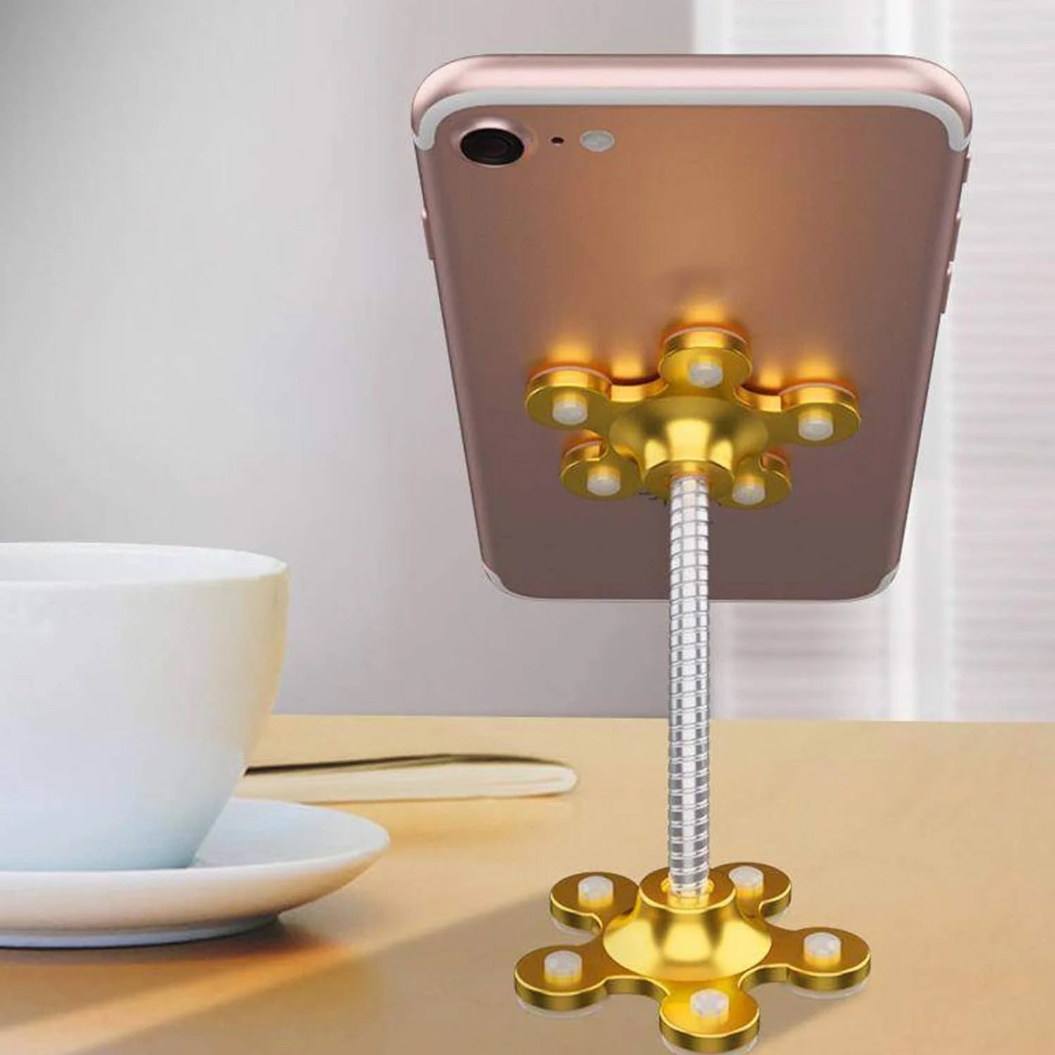 Phone Holder Car & Mount Sucker Stand vip stand (Multicolored With Box)) - Shopmania Wholesale