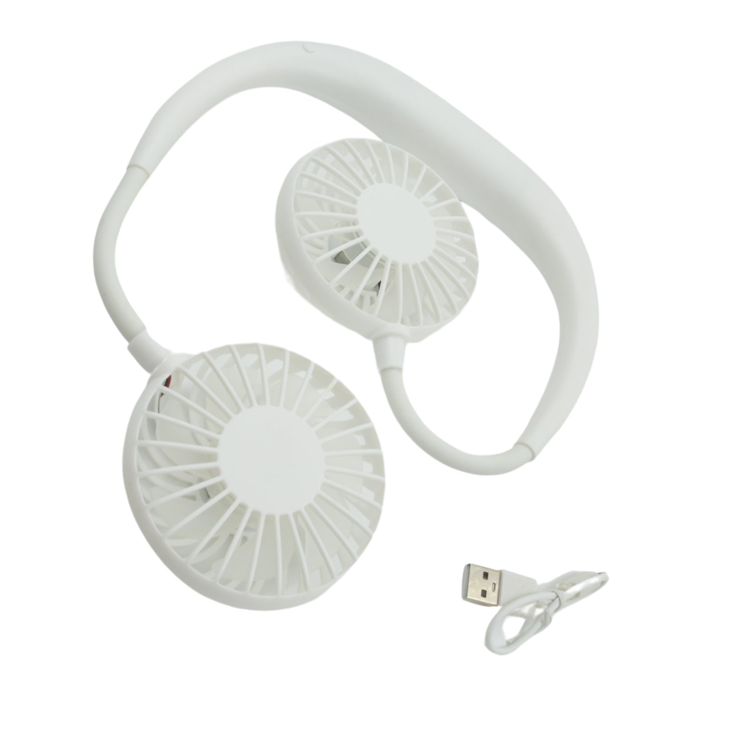 USB Rechargeable Wearable Neckband Fan your brand