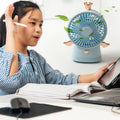 Cute Electric Mini Handheld Fan, Portable USB Rechargeable Mini Fan for Home, Office, Travel and Outdoor Use (1 Pc) your brand