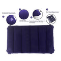 Velvet Air Inflatable Travel Pillow (Blue) - Shopmania Wholesale