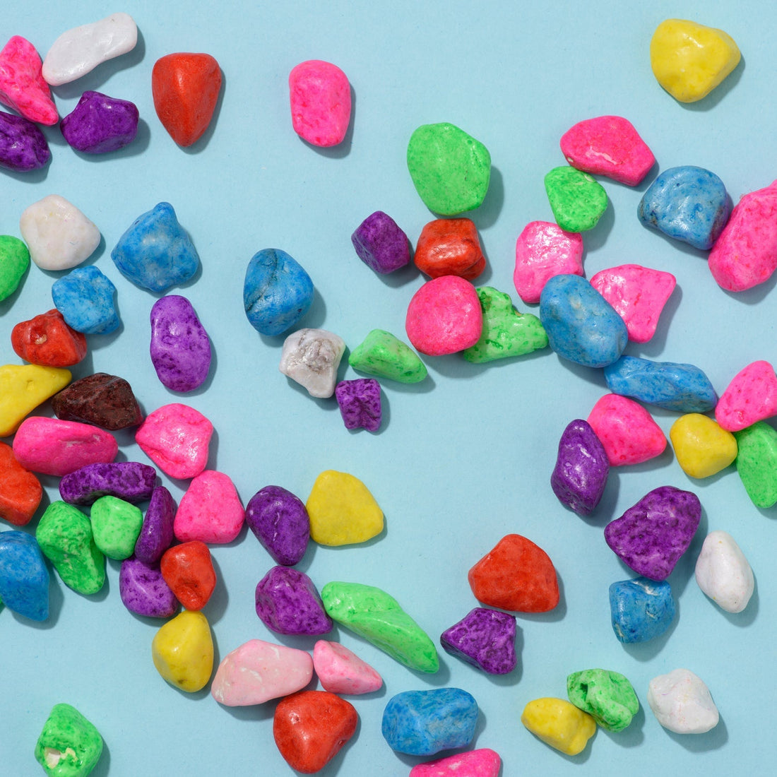 Multicolor decorative stones for garden and vase fillers