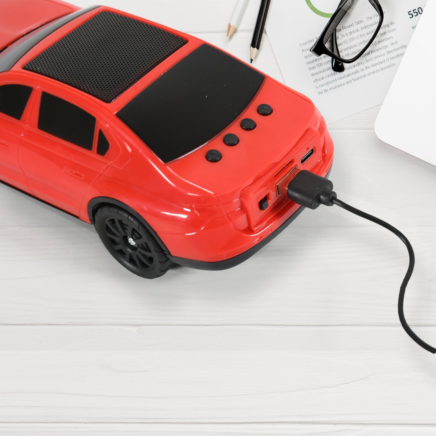 Wireless Bluetooth Speaker Portable Car Shape Music Speaker Support Bluetooth, TF Card, USB, Fm Radio Function Unique Shape Car Speaker - Shopmania Wholesale