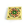 Handicraft Wood Chowki for Pooja , Wooden Bajot for Sitting, Multipurpose Stool (Multi color) (1 Pc) your brand