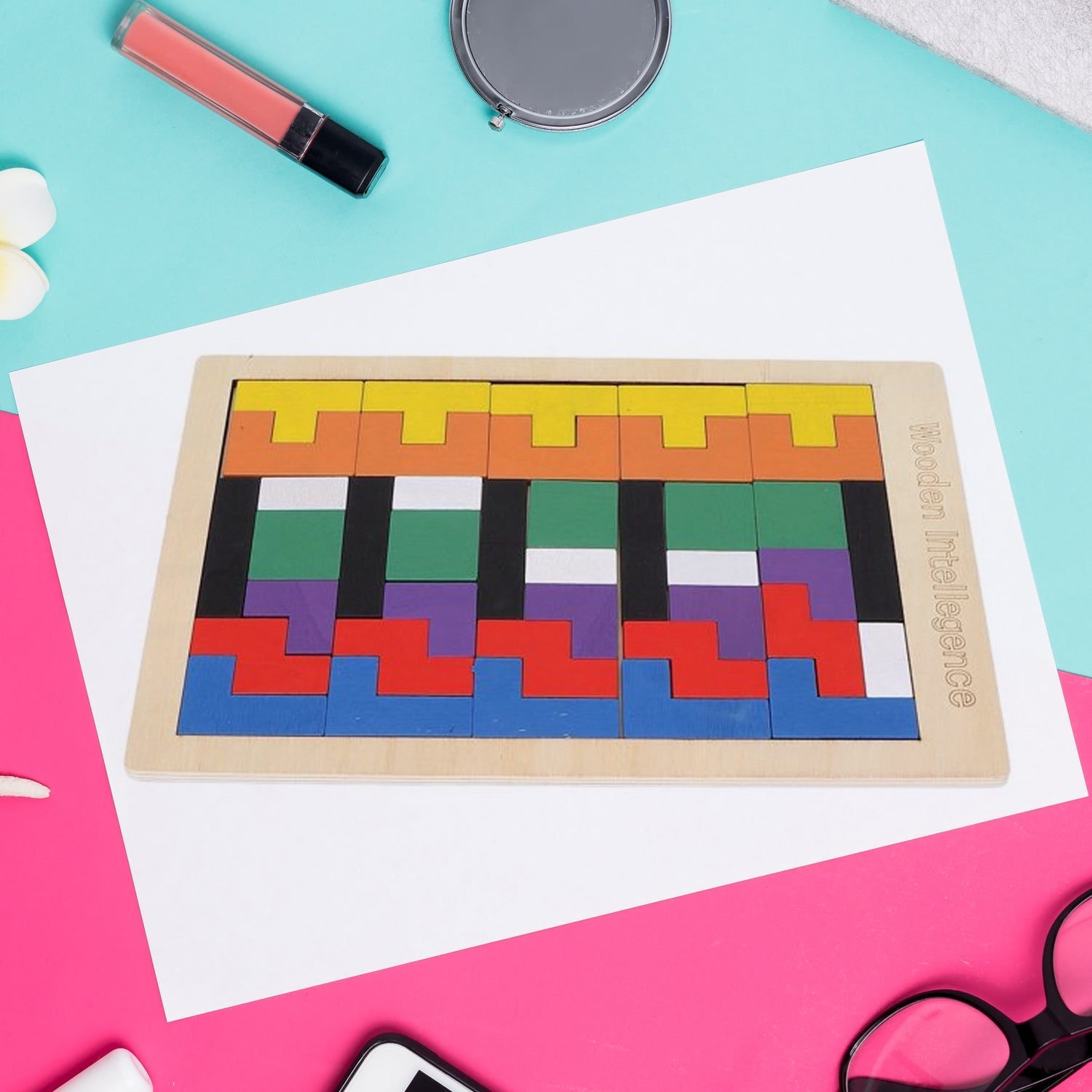 Wooden Blocks Puzzle Children's Educational Toys your brand