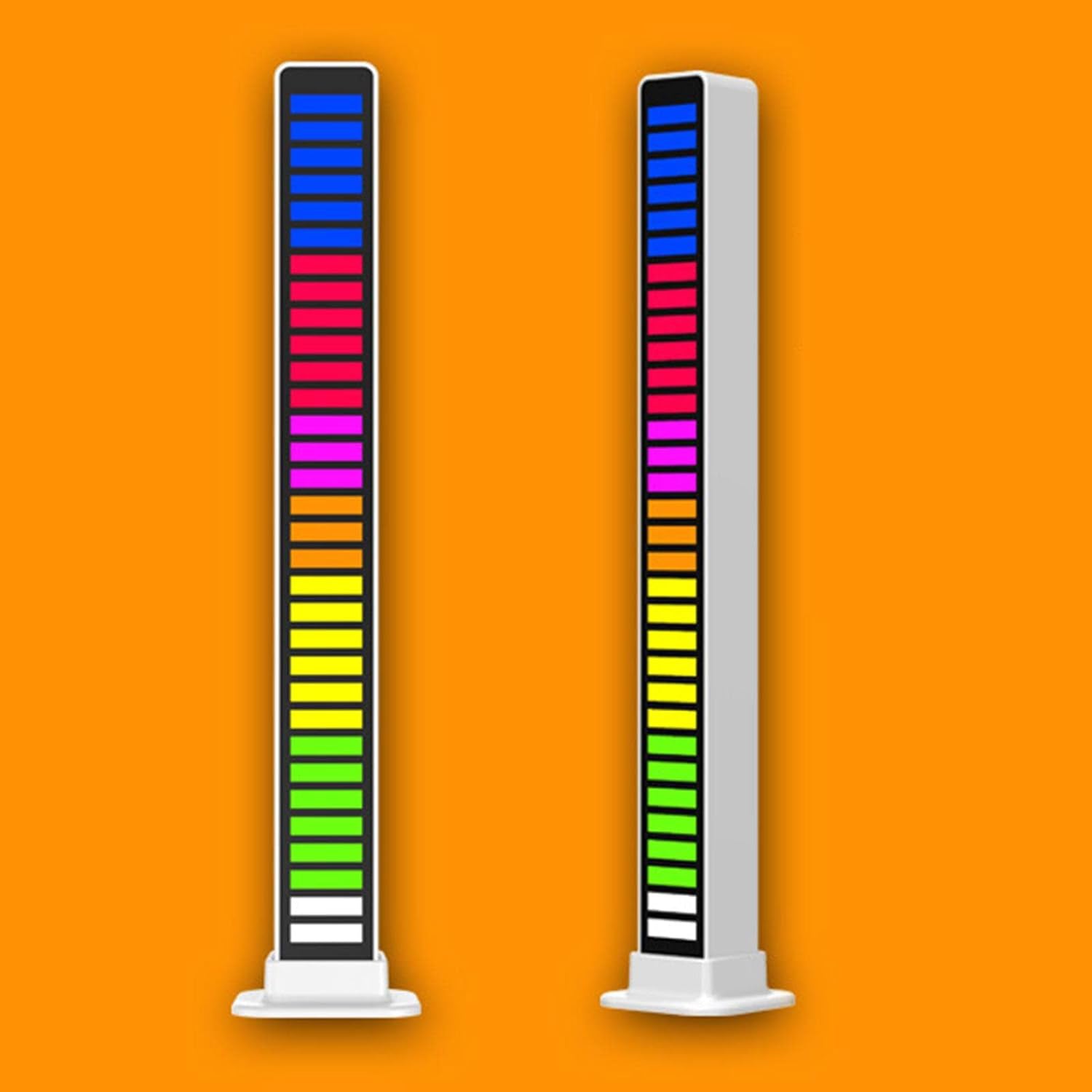 Rhythm Lights, AGC Automatic Gain Control 32 Colorful RGB Light Adjustable Pickup Rhythm Lights, RGB LED Voice-Activated Rhythm Light Car Home Sound Control Ambient Light (1 Pc) your brand