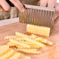Stainless Steel Crinkle Cutter Knife for Salad and Vegetables - Shopmania Wholesale