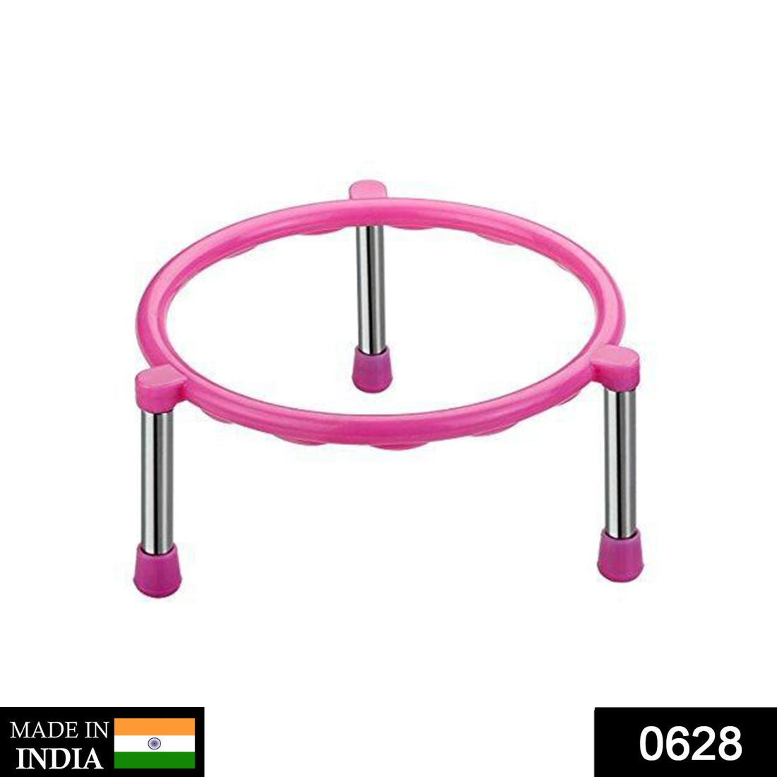Stainless steel single ring matka stand