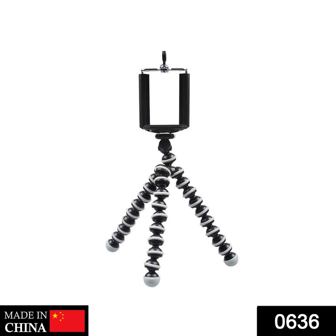 Fully flexible 6-inch Gorilla tripod.