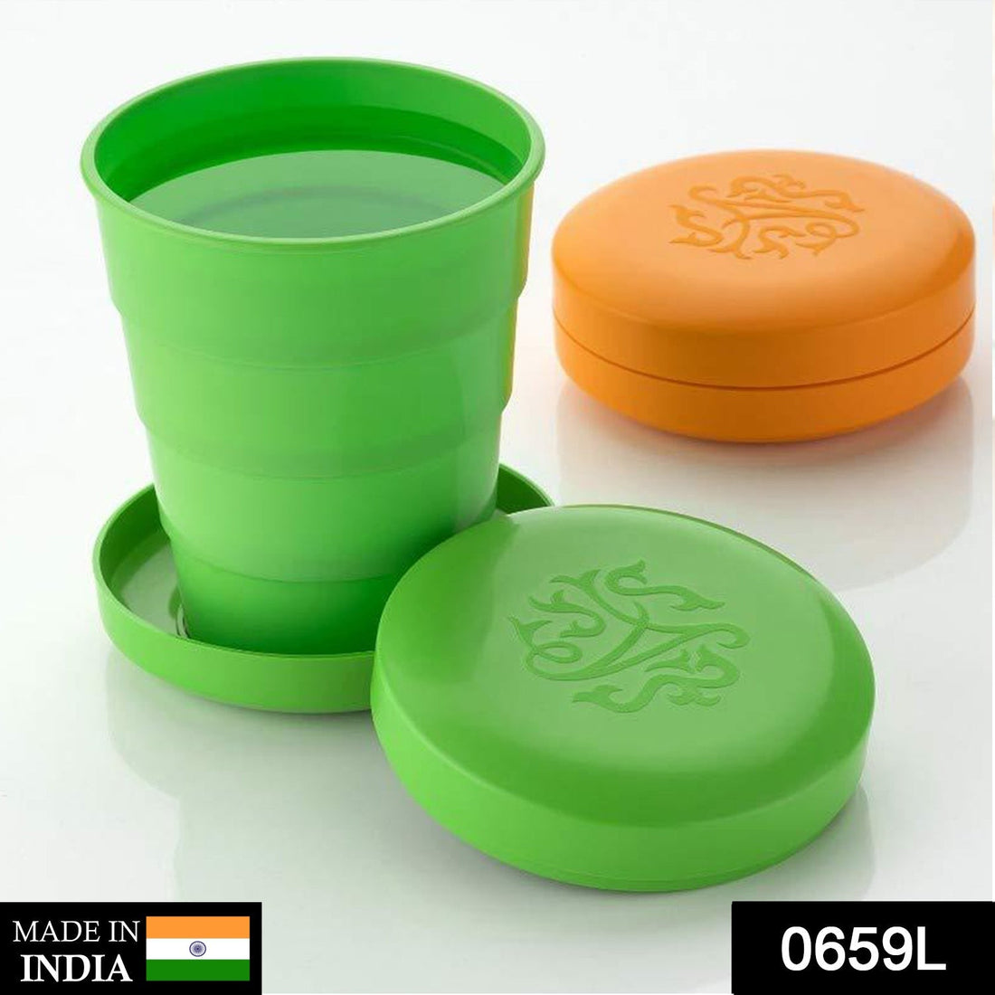 Unbreakable folding cup for travel