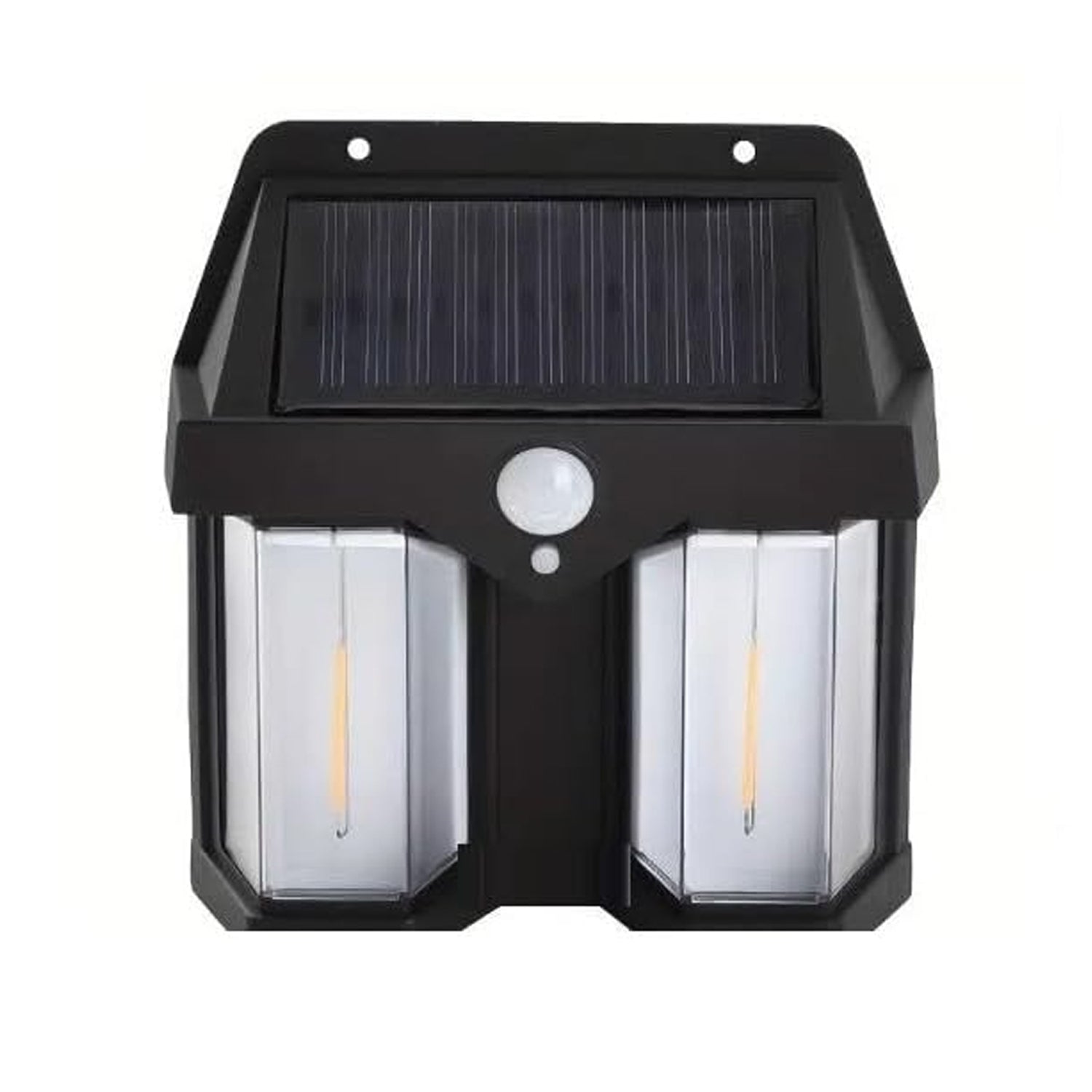 Outdoor Solar Wall Lamp Outdoor Waterproof High Quality Lamp Induction Garden Lamp Garden Villa Night Lamp Double Lamp Light (1 Pc) your brand