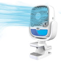 Air Portable Fan, Grip Go 3 Speed Small Fan, Great Stroller Fan, Travel or Desk Fan, Cordless Personal Evaporative Air Cooler, Universal Clamp for Indoor & Outdoor Use, 360 Degree Head Swivel, LED Color Changing Light your brand
