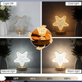 Star Shape Crystal Diamond Lamp Cordless Luxury Lamp with USB Rechargeable, 3-Way Dimmable & Touch Control Decorative Nightstand Lamp for Bedroom, Living Room, Party, Restaurant Decor (1 Pc ) - Shopmania Wholesale