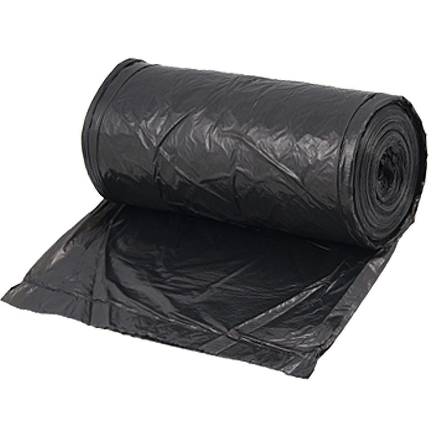 Black Garbage Bags / Dustbin Bags / Trash Bags 45x50cm (1Pc) your brand