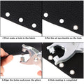 Grommet Setting Tool with 25 PCS Gold Eyelets Grommets Steel Hole Punch Setter Kit for Leather, Canvas, All Fabrics Men and Women Clothes, Shoes, Belts, Crafts - Shopmania Wholesale