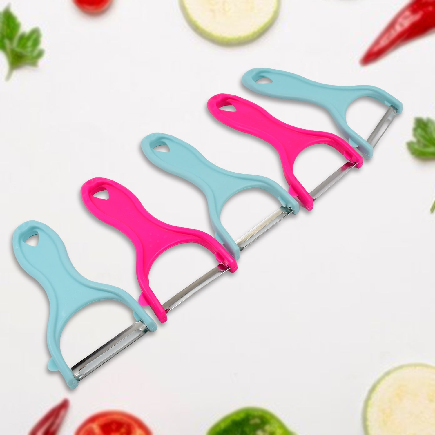 Stainless Steel Kitchen Scissors & Multipurpose Peeler (2 Pc Set / Mix Design Scissor & Peeler) - Shopmania Wholesale