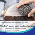Kitchen Cleaning Tool Set Microfiber Kitchen Utensils High Performance Scouring Sponge Set Dish Sponge, Stainless Steel Scouring Pad (6 Pcs Set) - Shopmania Wholesale