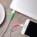 Spiral Charger Cable Protector Data Cable Saver Charging Cords Protective for All Universal  Cable Cover (Pack of 10) - Shopmania Wholesale