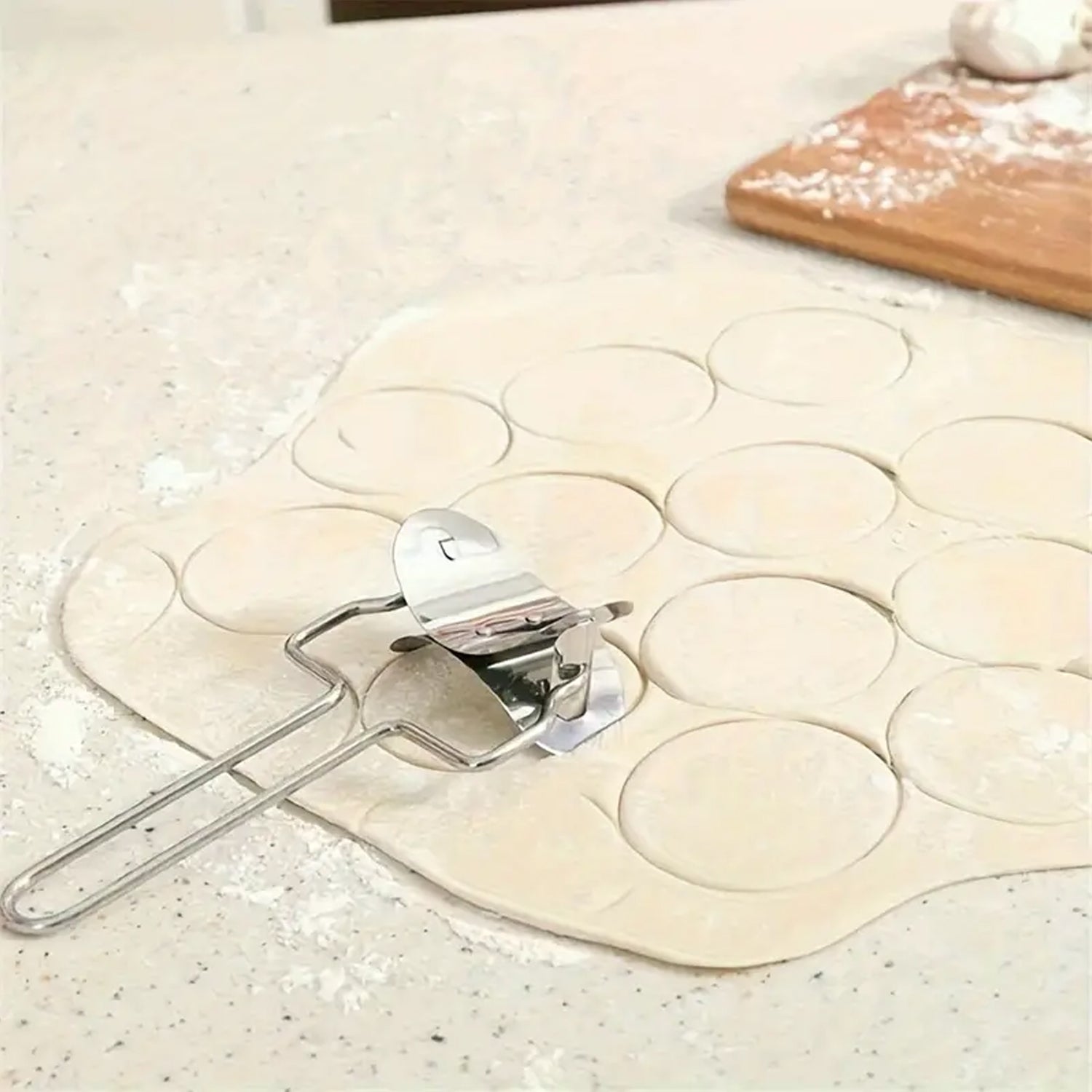 Puri Cutter Stainless Steel Roller Machine for Baking Tools - Shopmania Wholesale