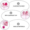 Plastic Milk Carton Colorful Clear Water Bottle, 17 Oz Portable Milk Box Leakproof Square Juice Bottle for Outdoor Sports Travel Camping your brand