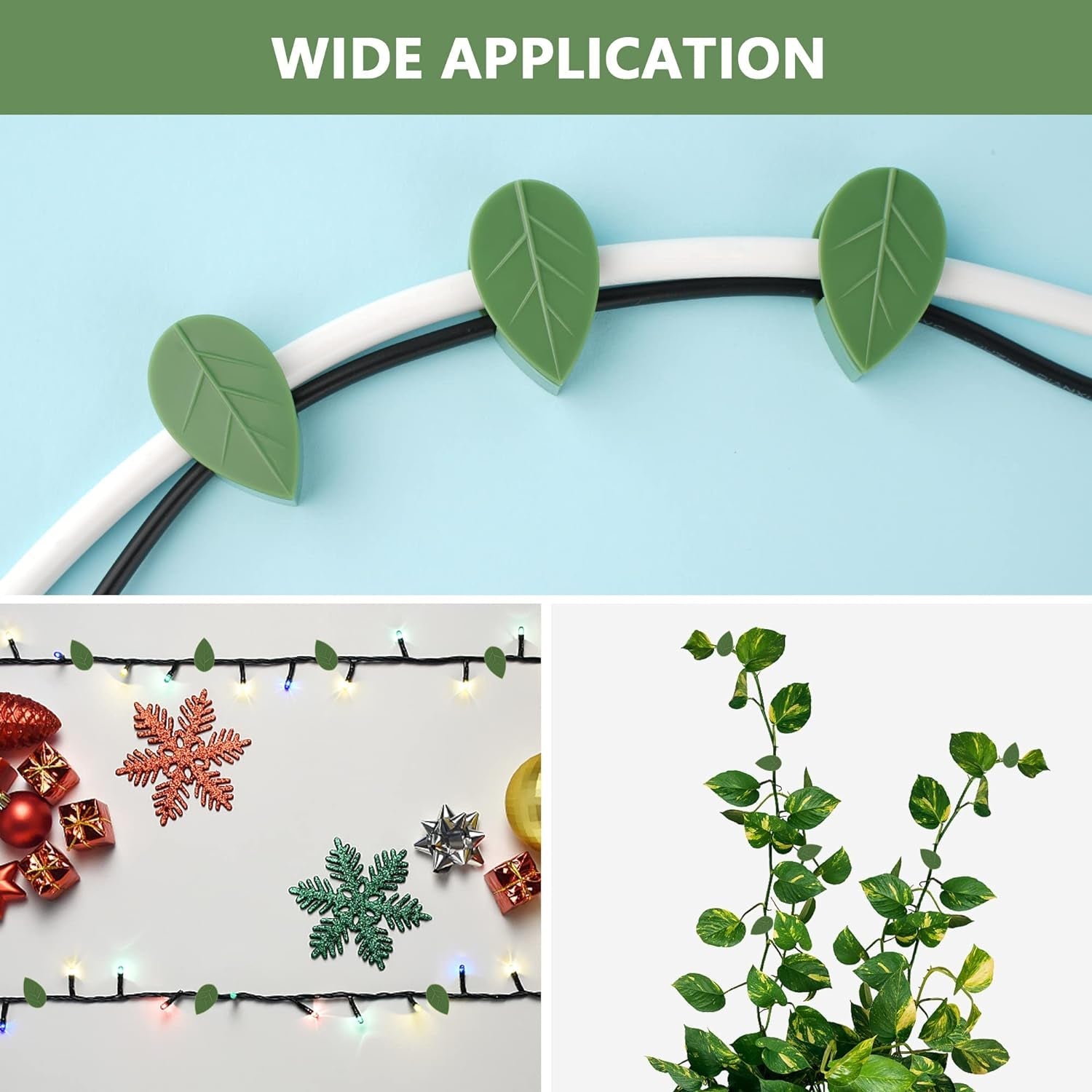 Plant Climbing Wall Fixture Clip Self-Adhesive Hook Vines Traction Invisible Stand Green Plant Clip Garden Wall Clip Plant Support Binding Clip Plants for Indoor Outdoor Decoration (30 Pcs Set) - Shopmania Wholesale