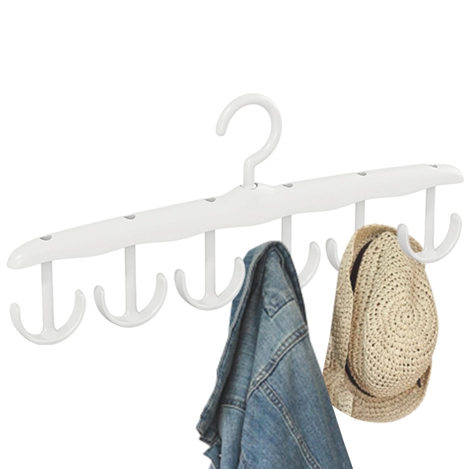 Tank Top Hanger, 12-Hook Space Saving Hanger, Capacity Rotatable Wood Space Saving Hanger Closet Organizers and Storage for Dorm & Apartment for Tank Top - Shopmania Wholesale