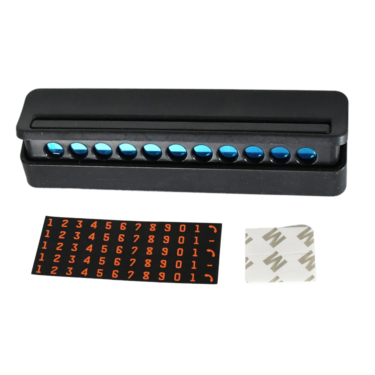 Temporary Car Parking Mobile Number Display with Magnetic Numbers Stickers,Car Parking Magnetic Mobile/Telephone Number Plate (1Pc)   - Shopmania Wholesale