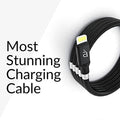 USB Cable, Charging Cable 3A Fast Charge and Sync Most Stunning Charging Cable, Magnetic Charging Cable Charging Cable for Phone (Compatible with (No More Messy Cables in Car & Home), (120 CM), ( Black), One Cable) - Shopmania Wholesale