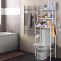 Multi-Layer The Toilet Storage Rack Metal | Bathroom Shelf Space Saving Organizer for Laundry Room Wash Basin Floor Stand - Shopmania Wholesale