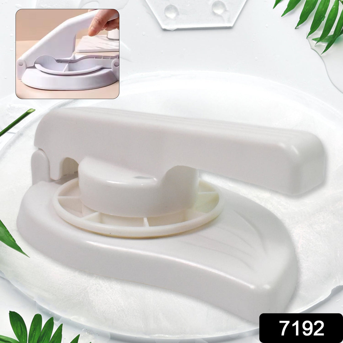 Plastic Puri Press Maker (1 Pc): Easy Chapati Roti Press (Kitchen) your brand