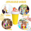 Smoothies Maker Cup, Magic Quick Frozen Smoothies Cup Cooling Cup Double Layer Squeeze Cup Slushy Maker (1 Pc) your brand