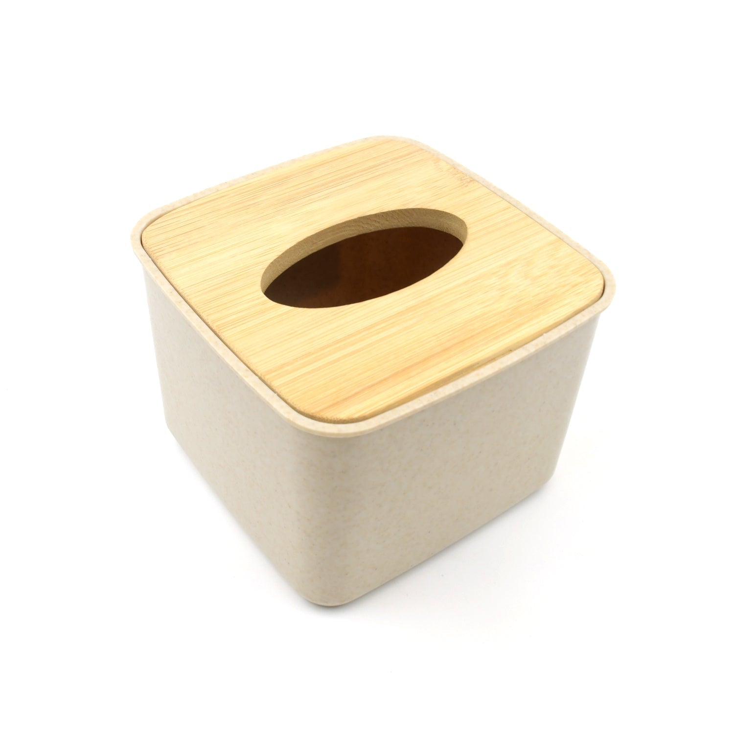 Tissue Box Desktop Stand Bamboo Tissue Cover Box Rectangular Paper Towel Holder Removable Tissue Dispenser for Bathroom Vanity Countertop Bedroom Car Holder Paper Towels Dispenser (1 Pc ) - Shopmania Wholesale