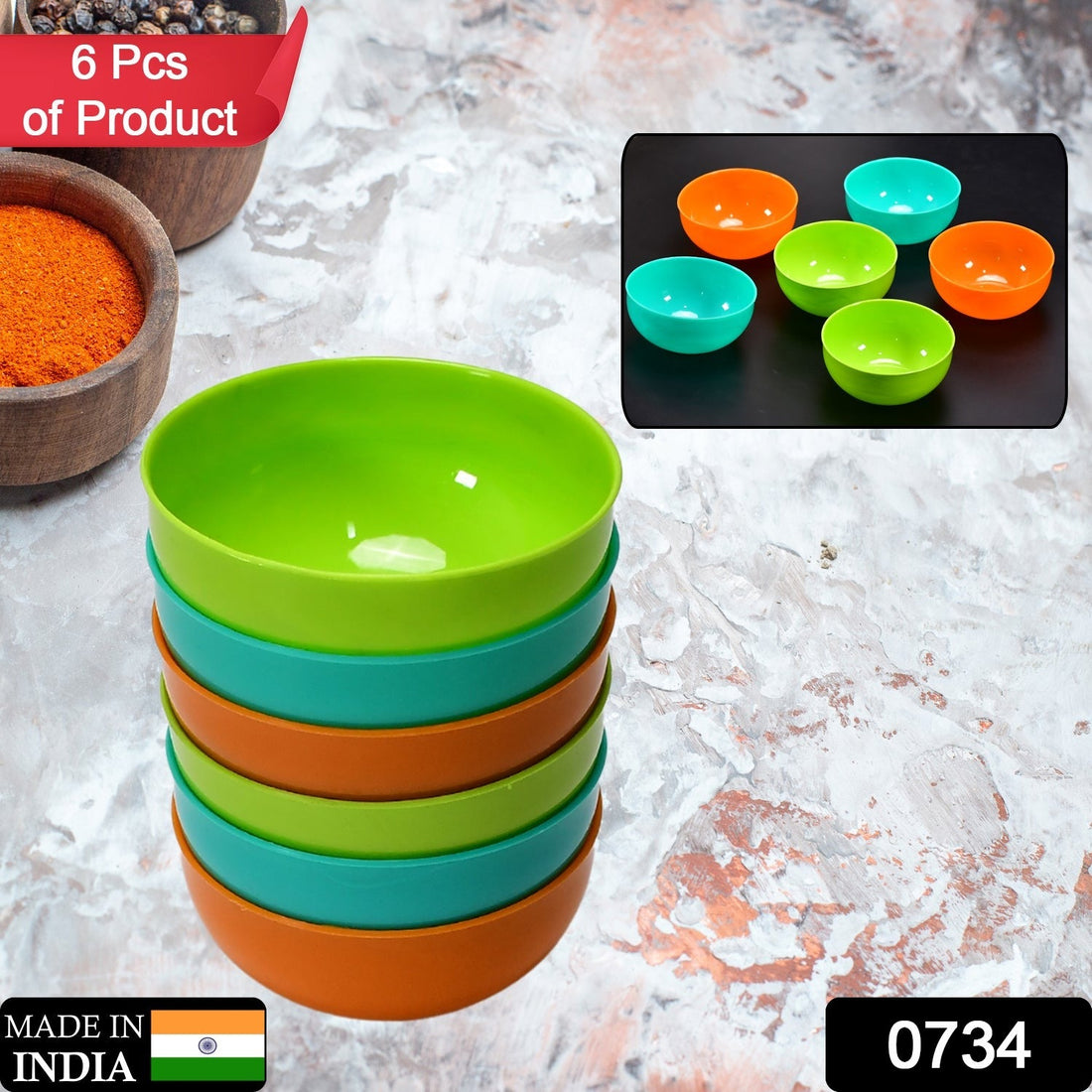 Set of 6 soup bowls