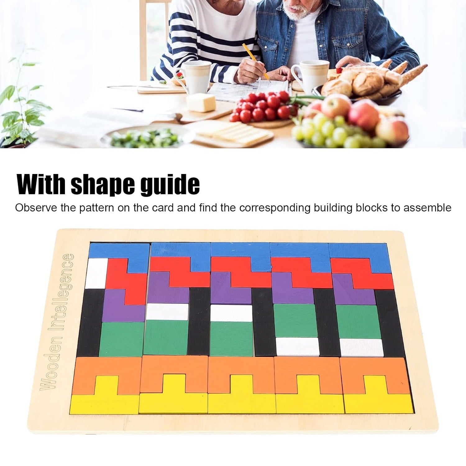 Wooden Blocks Puzzle Children's Educational Toys your brand