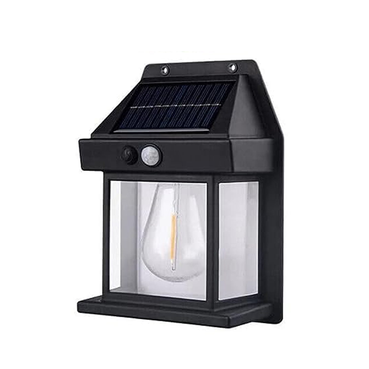 Solar Wall Lights / Lamp Outdoor, Wireless Dusk to Dawn Porch Lights Fixture, Solar Wall Lantern with 3 Modes & Motion Sensor, Waterproof Exterior Lighting with Clear Panel (1 Pc ) - Shopmania Wholesale