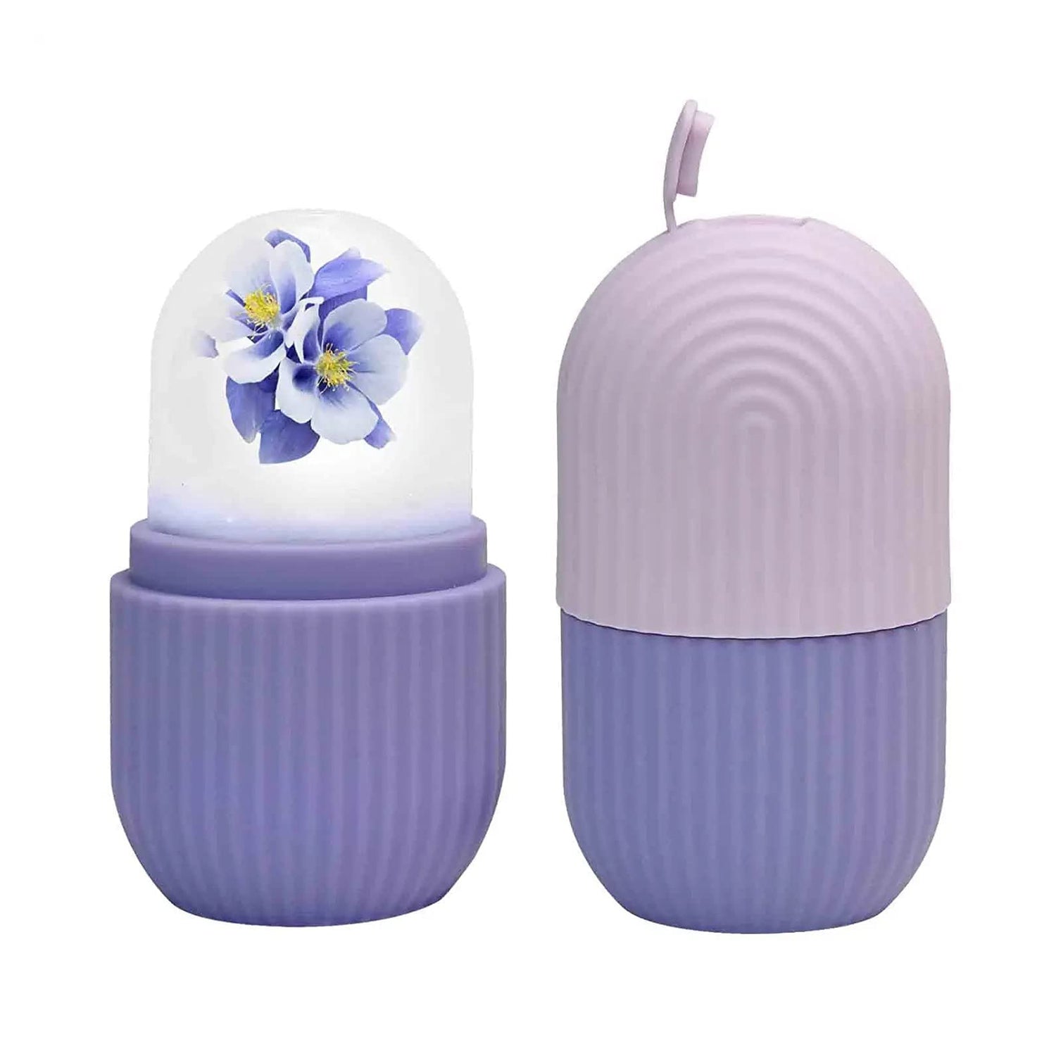 BEAUTY ICE ROLLER FOR FACE MASSAGER & EYE REUSABLE FACE ROLLERS FACIAL ROLLER ( Purple Color) your brand