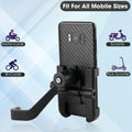 Full Metal Body Bike & Scooty 360 Degree Rotating Mobile Holder Stand for Bicycle, Motorcycle, Scooty for Maps and GPS Navigation Fits All Smartphones (1 Pc) - Shopmania Wholesale