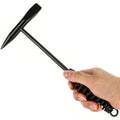 Welding Slag Removal Tool Chipping Hammer with Coil Spring Handle, Mufti Functional for Cleaning Removing Slag Industrial Weld Slag Spatter Removal Tool Welding Hammer, for Machinery Electrician (1 Pc ) your brand